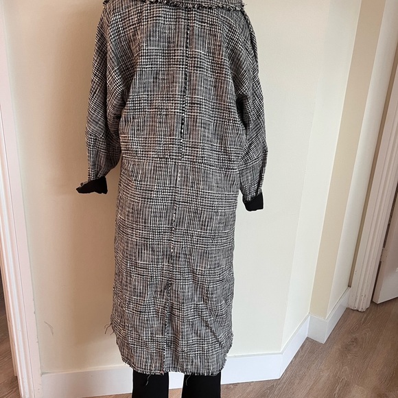 FREE PEOPLE oversized plaid trench/jacket - Picture 10 of 16